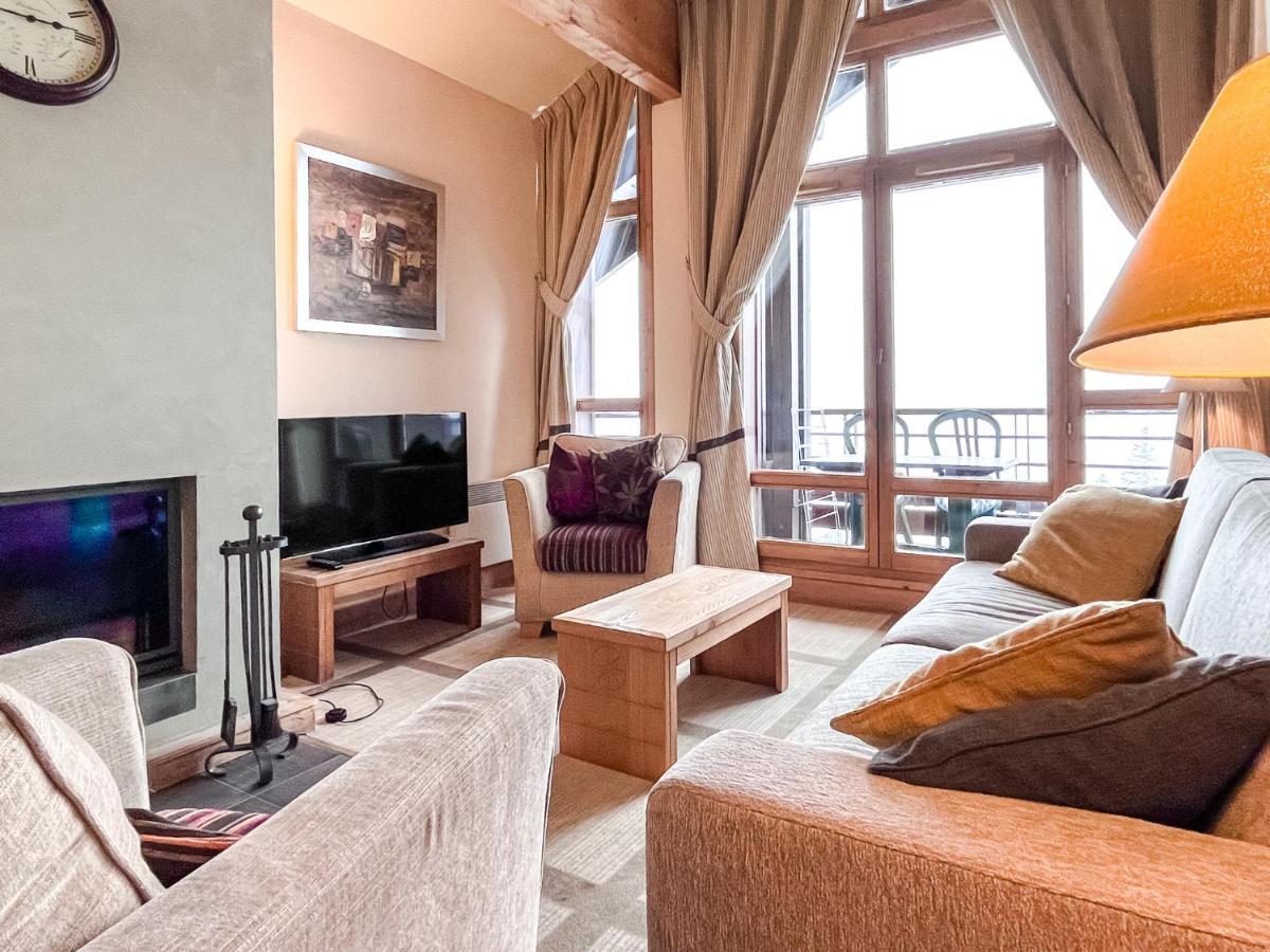 South Facing 2-Bed Apartment With Fireplace, Terrasses Deos Flaine Exterior foto