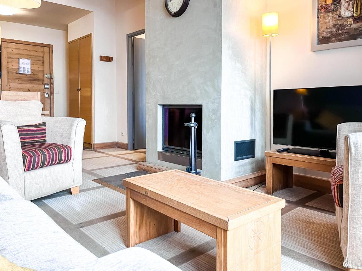 South Facing 2-Bed Apartment With Fireplace, Terrasses Deos Flaine Exterior foto