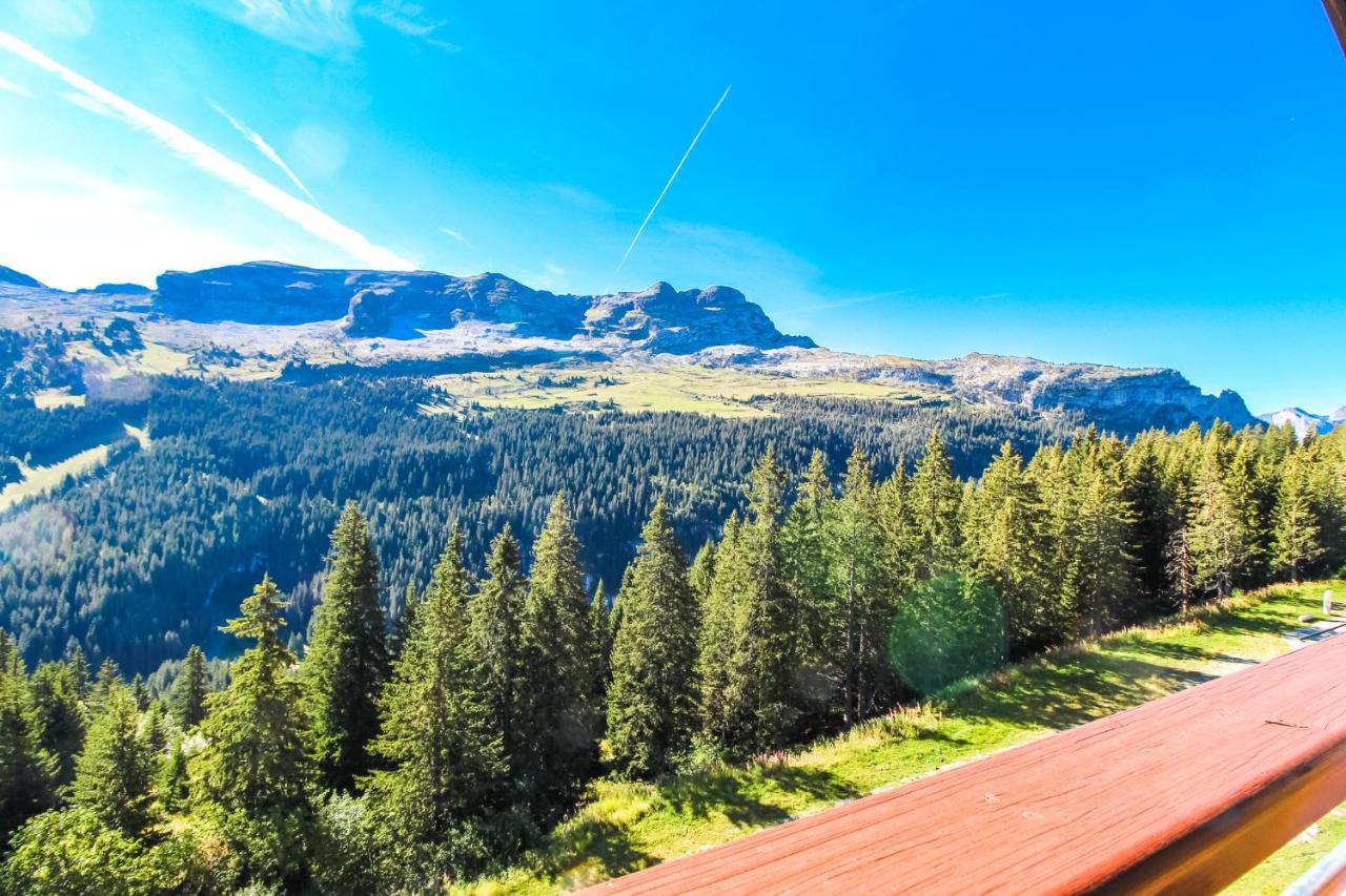 South Facing 2-Bed Apartment With Fireplace, Terrasses Deos Flaine Exterior foto